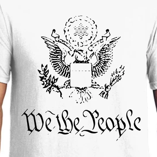 WE THE PEOPLE AMERICAN BALD EAGLE SEAL FLAG US CONSTITUTION Pajama Set