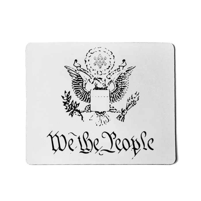 WE THE PEOPLE AMERICAN BALD EAGLE SEAL FLAG US CONSTITUTION Mousepad