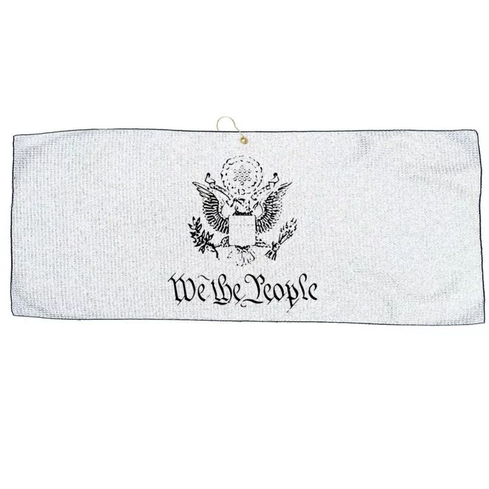 WE THE PEOPLE AMERICAN BALD EAGLE SEAL FLAG US CONSTITUTION Large Microfiber Waffle Golf Towel