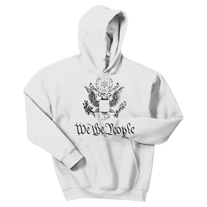 WE THE PEOPLE AMERICAN BALD EAGLE SEAL FLAG US CONSTITUTION Kids Hoodie