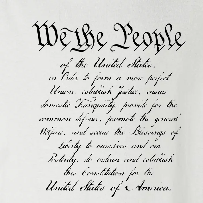 WE THE PEOPLE Preamble To The US Constitution Patriotic Toddler Long Sleeve Shirt