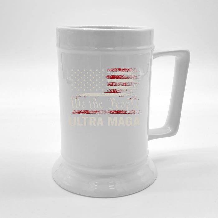 We The People Ultra Maga Front & Back Beer Stein