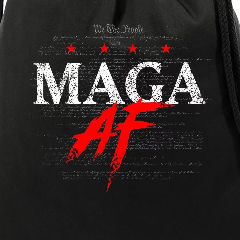 We The People Maga Drawstring Bag