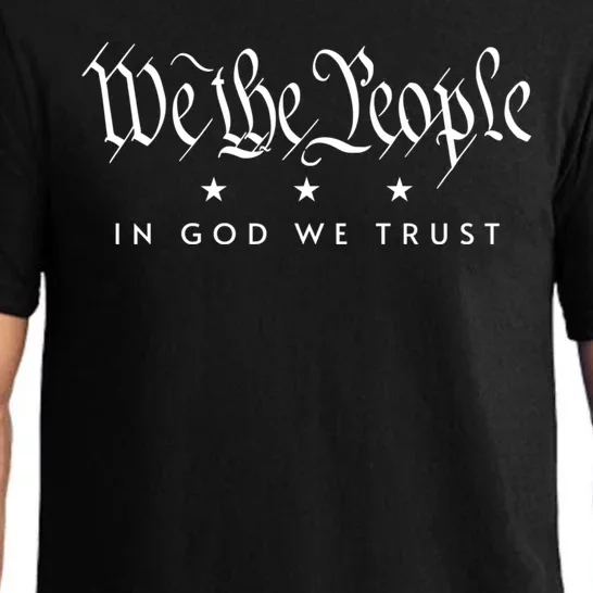 WE THE PEOPLE IN GOD WE TRUST USA AMERICAN PATRIOT PRIDE Pajama Set