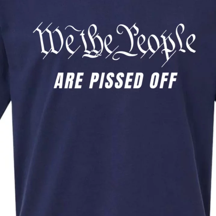 We The People Are Pissed Off Sueded Cloud Jersey T-Shirt