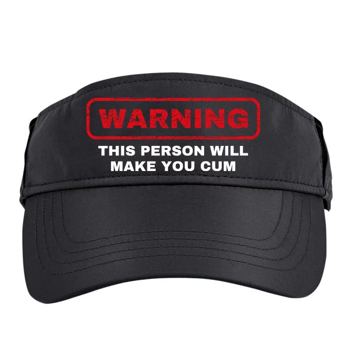 Warning This Person Will Make You Cum Adult Drive Performance Visor