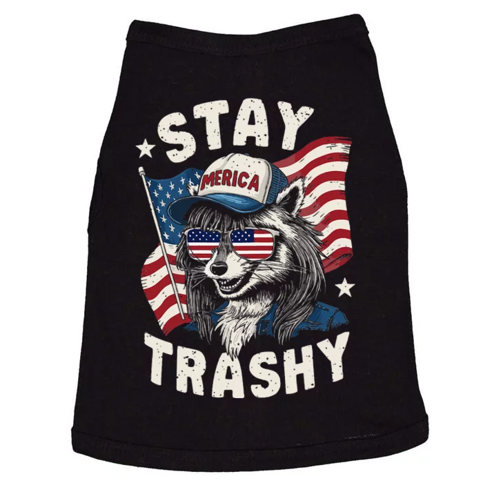 White Trash Party Attire Redneck Raccoon Stay Trashy Usa Doggie Tank