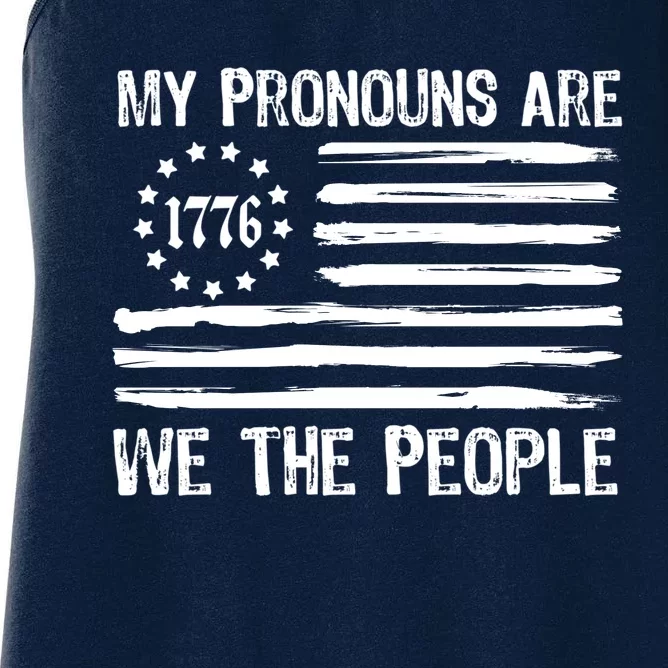 We The People 1776 Usa Gift Women's Racerback Tank