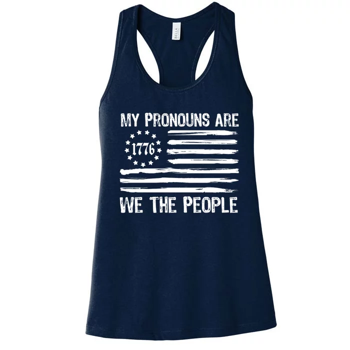 We The People 1776 Usa Gift Women's Racerback Tank