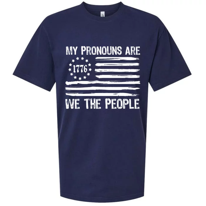 We The People 1776 Usa Gift Sueded Cloud Jersey T-Shirt