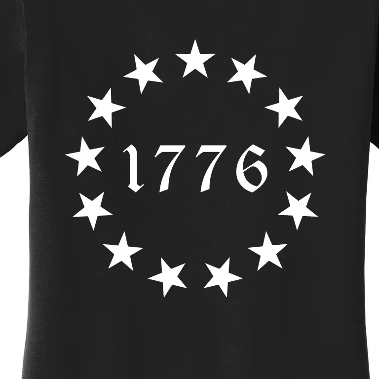 We The People 1776 Betsy Ross Flag 13 Stars Women's T-Shirt