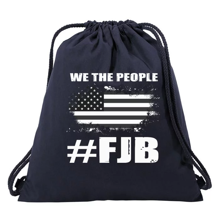 We The People FJB Anti Biden Drawstring Bag