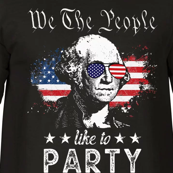 We The People Like To Party George Washington 4th Of July Comfort Colors T-Shirt