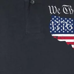 We The People 1776 Conservative Patriotic American US Constitution American Softstyle Adult Sport Polo