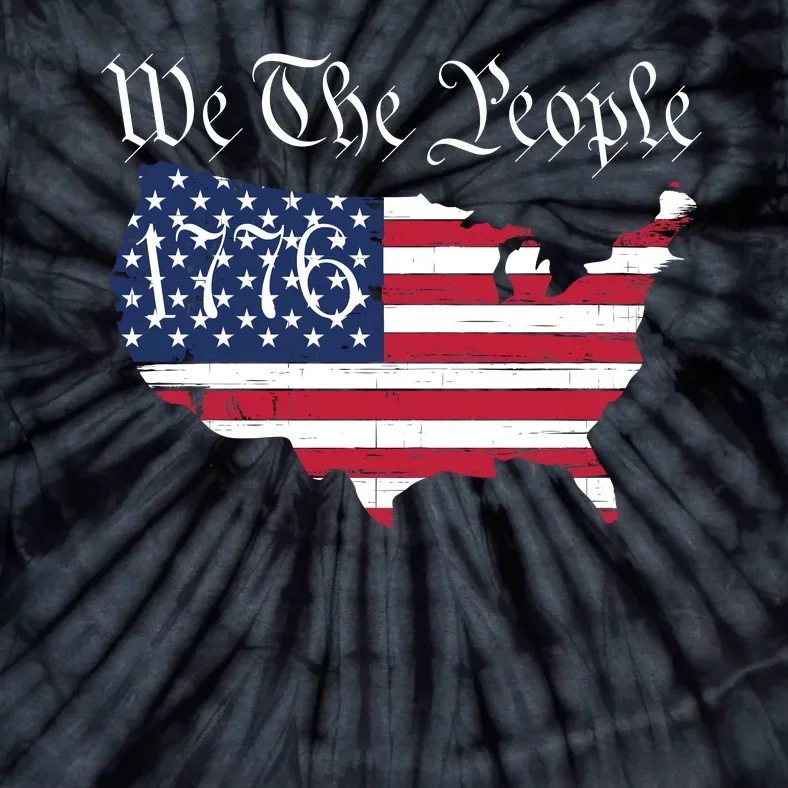 We The People 1776 Conservative Patriotic American US Constitution American Tie-Dye T-Shirt