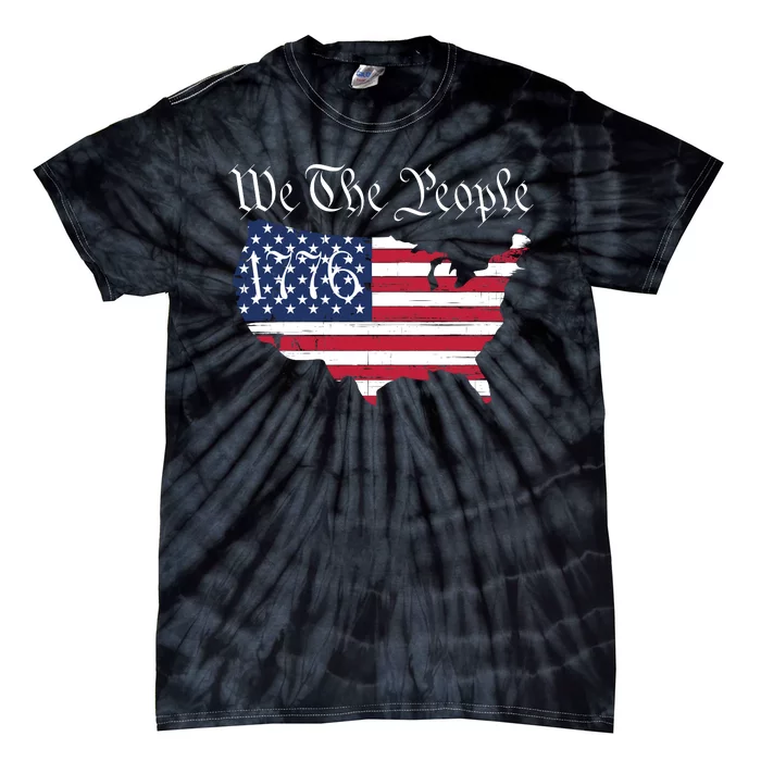 We The People 1776 Conservative Patriotic American US Constitution American Tie-Dye T-Shirt