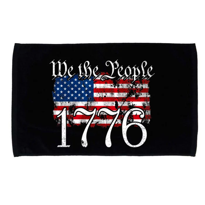 We The People 1776 U S Constitution Freedom American Flag Great Gift Microfiber Hand Towel