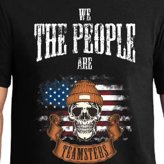 We The People Are Teamsters Union Laborer USA Flag Pajama Set