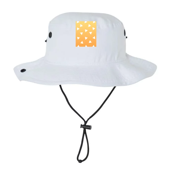 White Triangles Pattern Graphic Legacy Cool Fit Booney Bucket Hat