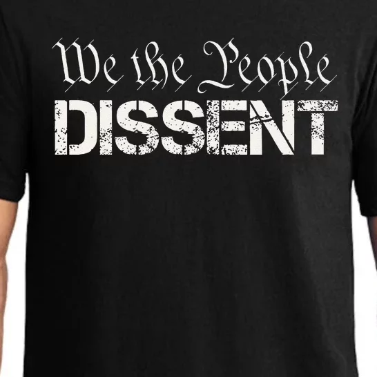 We The People Dissent Funny Humor Pajama Set