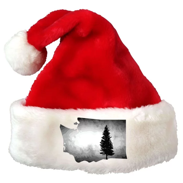 Washington Tree Pacific Northwest Premium Christmas Santa Hat