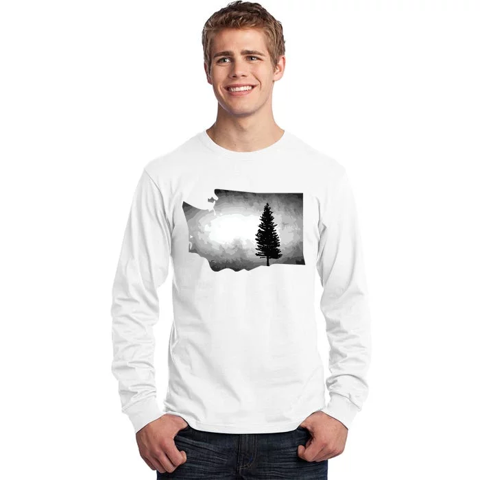 Washington Tree Pacific Northwest Tall Long Sleeve T-Shirt