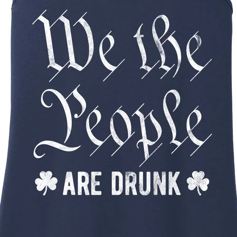 We The People Are Drunk St Patricks Day Ladies Essential Tank