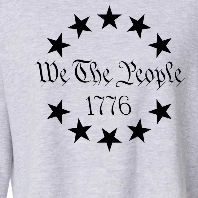 We The People 1776 Conservative Patriotic American US Constitution American Cropped Pullover Crew