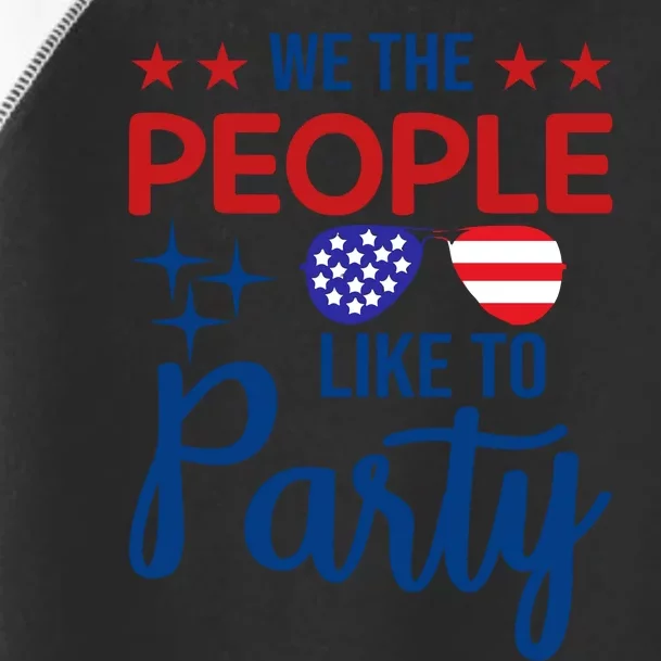 We The People Party Toddler Fine Jersey T-Shirt