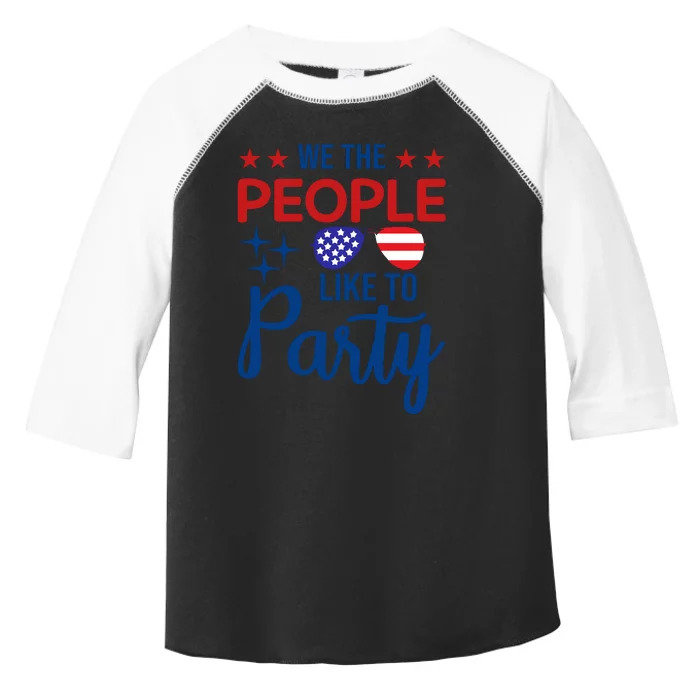 We The People Party Toddler Fine Jersey T-Shirt