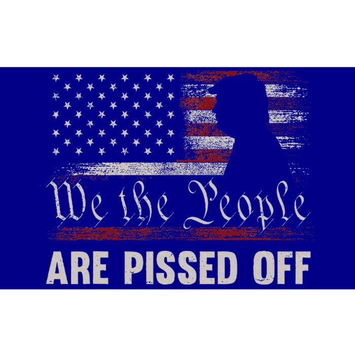 We The People Are Pissed Off Us America Flag Trump Bumper Sticker