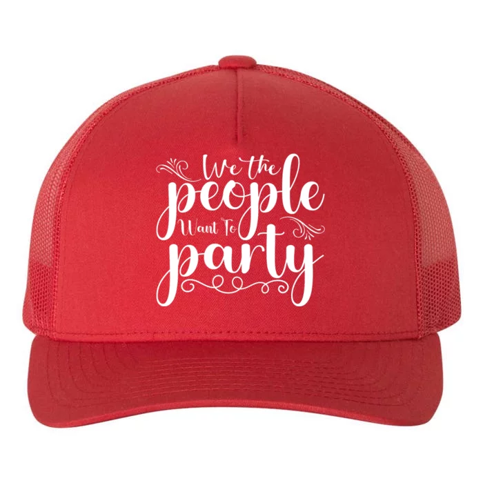 We The People Party Yupoong Adult 5-Panel Trucker Hat