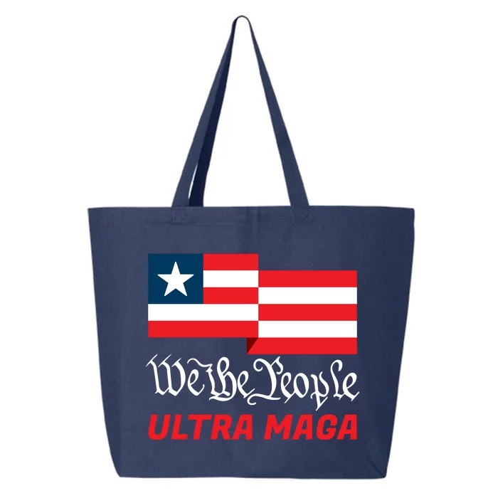 We The People Ultra MAGA Trump 2024 Anti Biden 25L Jumbo Tote