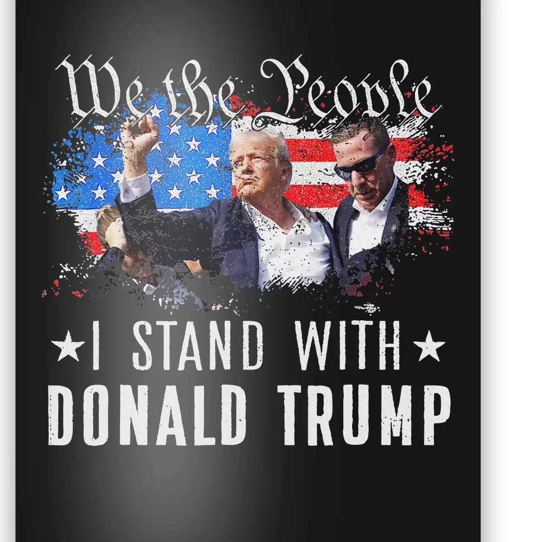 We The People Stand With Trump 2024 Pride Poster