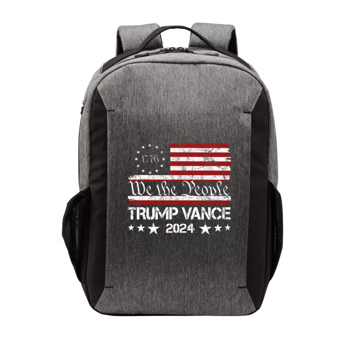 We The People Trump Vance 2024 Vintage Usa Election Vector Backpack