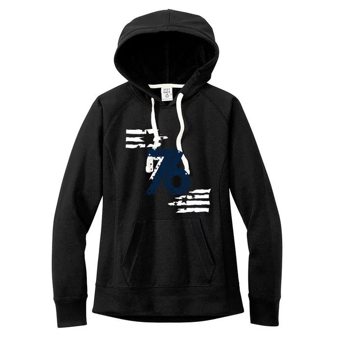 We The People 1776 American Flag Women's Fleece Hoodie