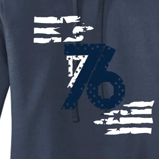 We The People 1776 American Flag Women's Pullover Hoodie