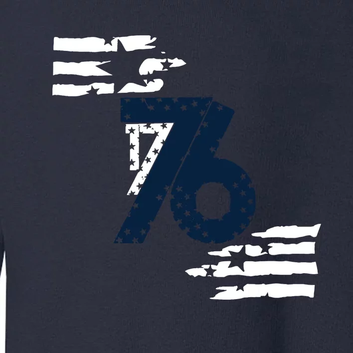 We The People 1776 American Flag Toddler Sweatshirt