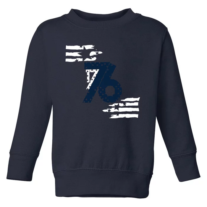 We The People 1776 American Flag Toddler Sweatshirt