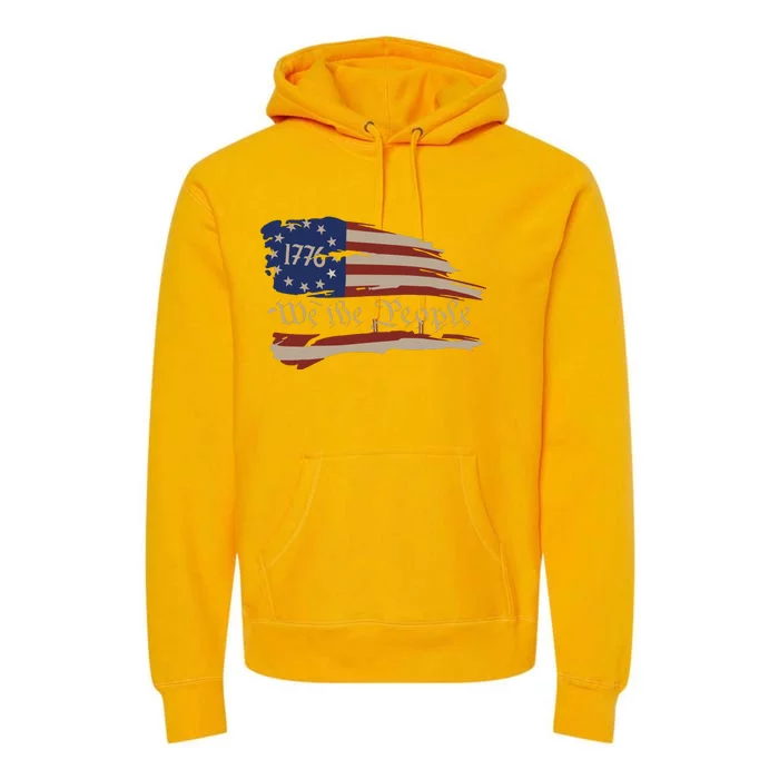 We The People 1776 Founding Fathers Constitution American Premium Hoodie