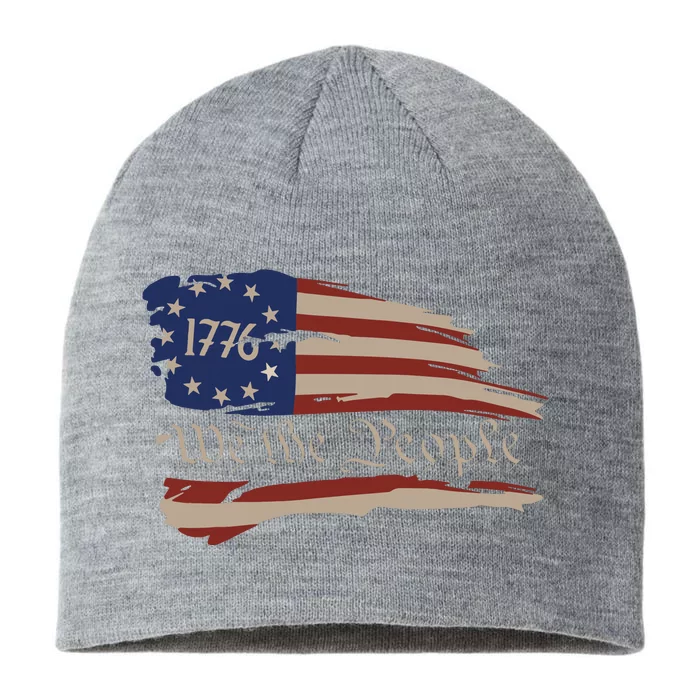 We The People 1776 Founding Fathers Constitution American 8 1/2in Sustainable Knit Beanie