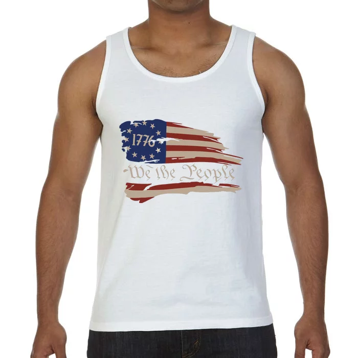 We The People 1776 Founding Fathers Constitution American Comfort Colors® Tank Top