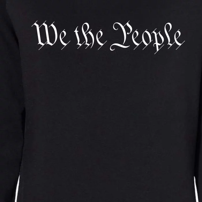 We The People USA Preamble Constitution America 1776 Womens California Wash Sweatshirt