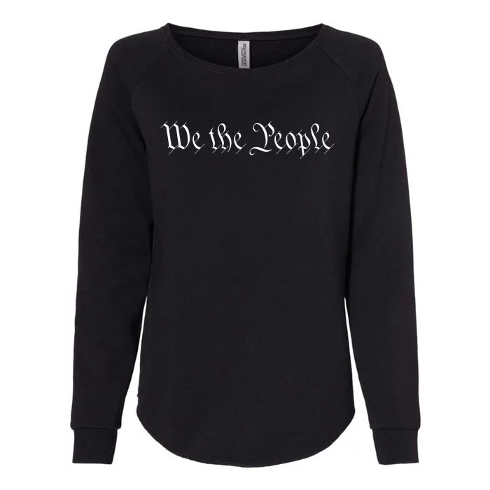 We The People USA Preamble Constitution America 1776 Womens California Wash Sweatshirt