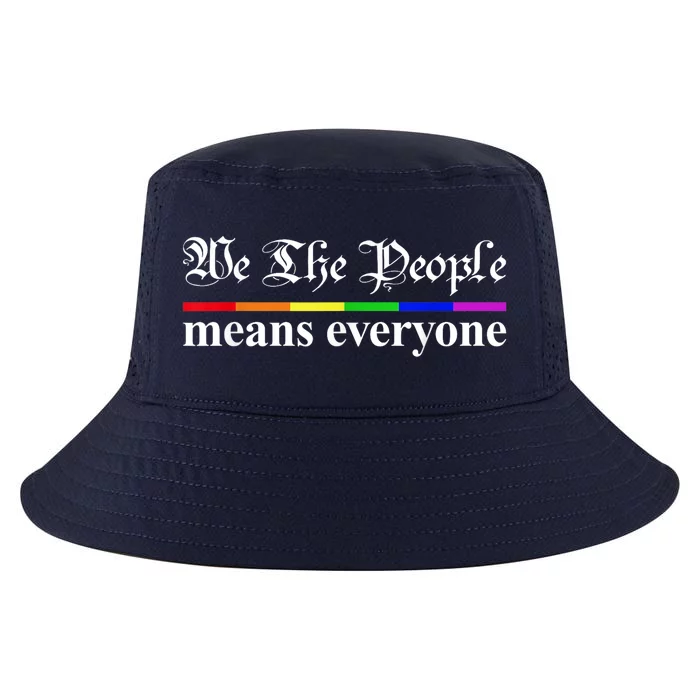 We The People Means Everyone LGBT Pride Month Cool Comfort Performance Bucket Hat