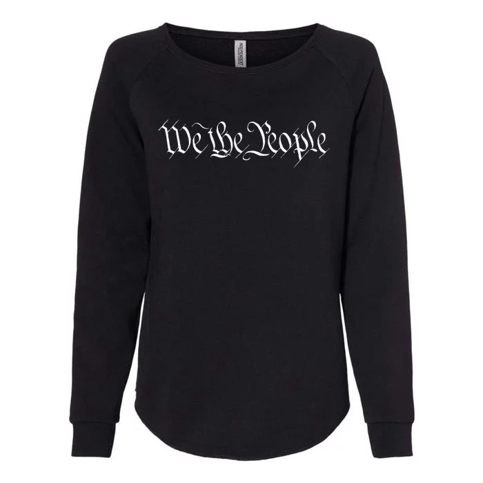 We The People Founding Fathers Constitution American Womens California Wash Sweatshirt