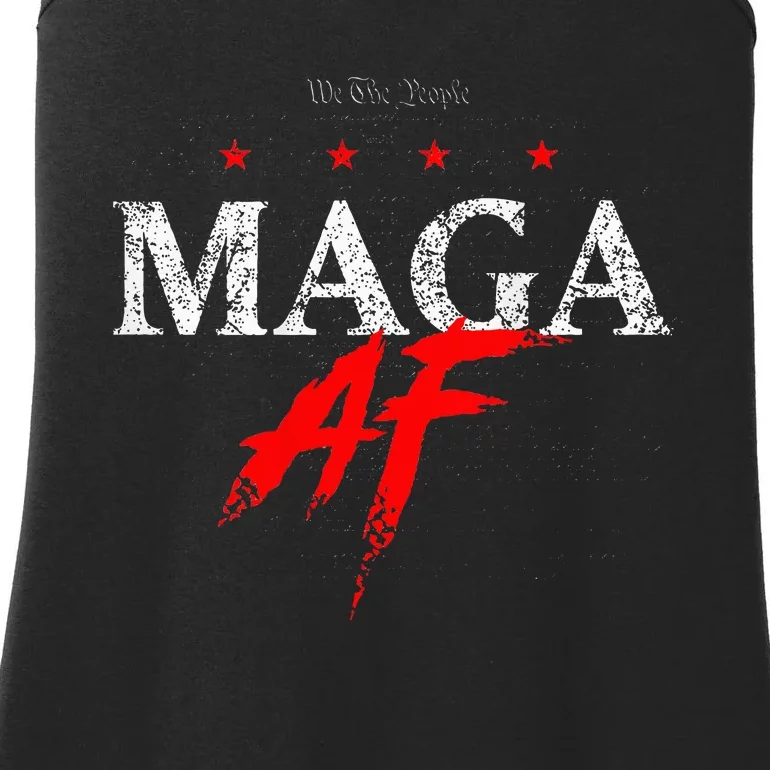 We The People Maga Af Ladies Essential Tank