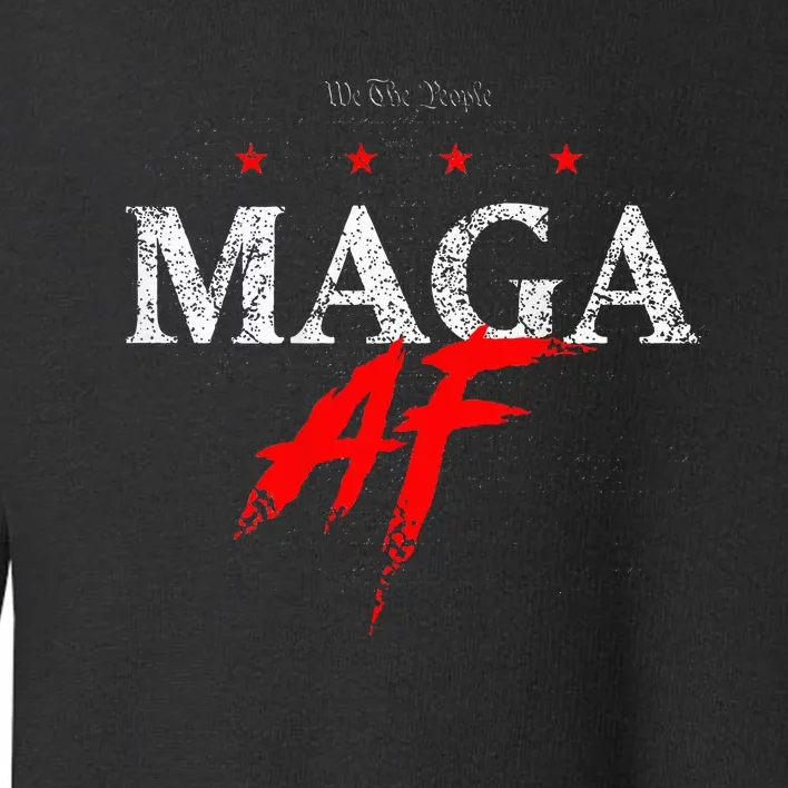 We The People Maga Af Toddler Sweatshirt