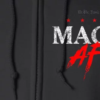 We The People Maga Af Full Zip Hoodie