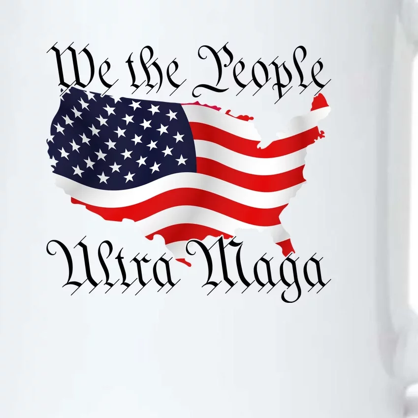 We The People Ultra Maga Pro Trump Conservative GOP US Flag Black Color Changing Mug